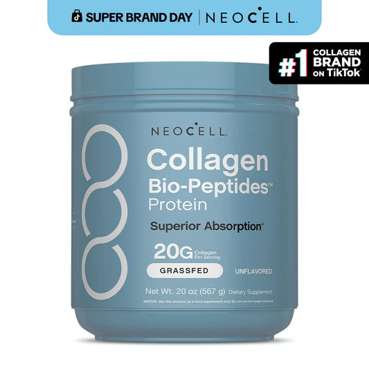 Neocell Collagen Peptides Powder 20Oz - Grassfed Protein Supplement - Advanced with 18 Essential Amino Acids