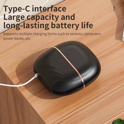 Custom Logo Cordless Hair Straightener Brush, USB Rechargeable Straightening Brush, Mini Portable Hair Straightener Brush